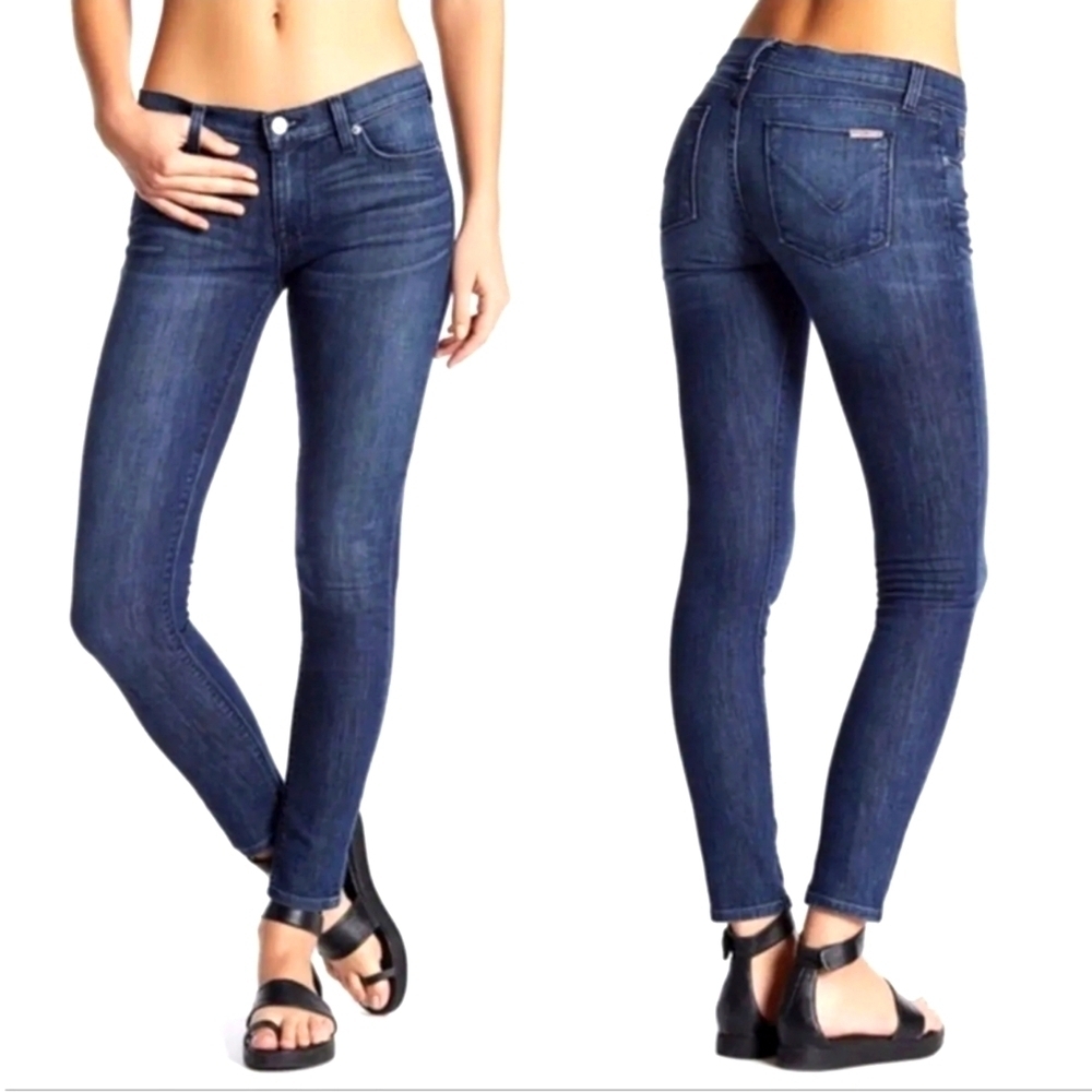 Hudson Krista Super Skinny Crop Jeans.